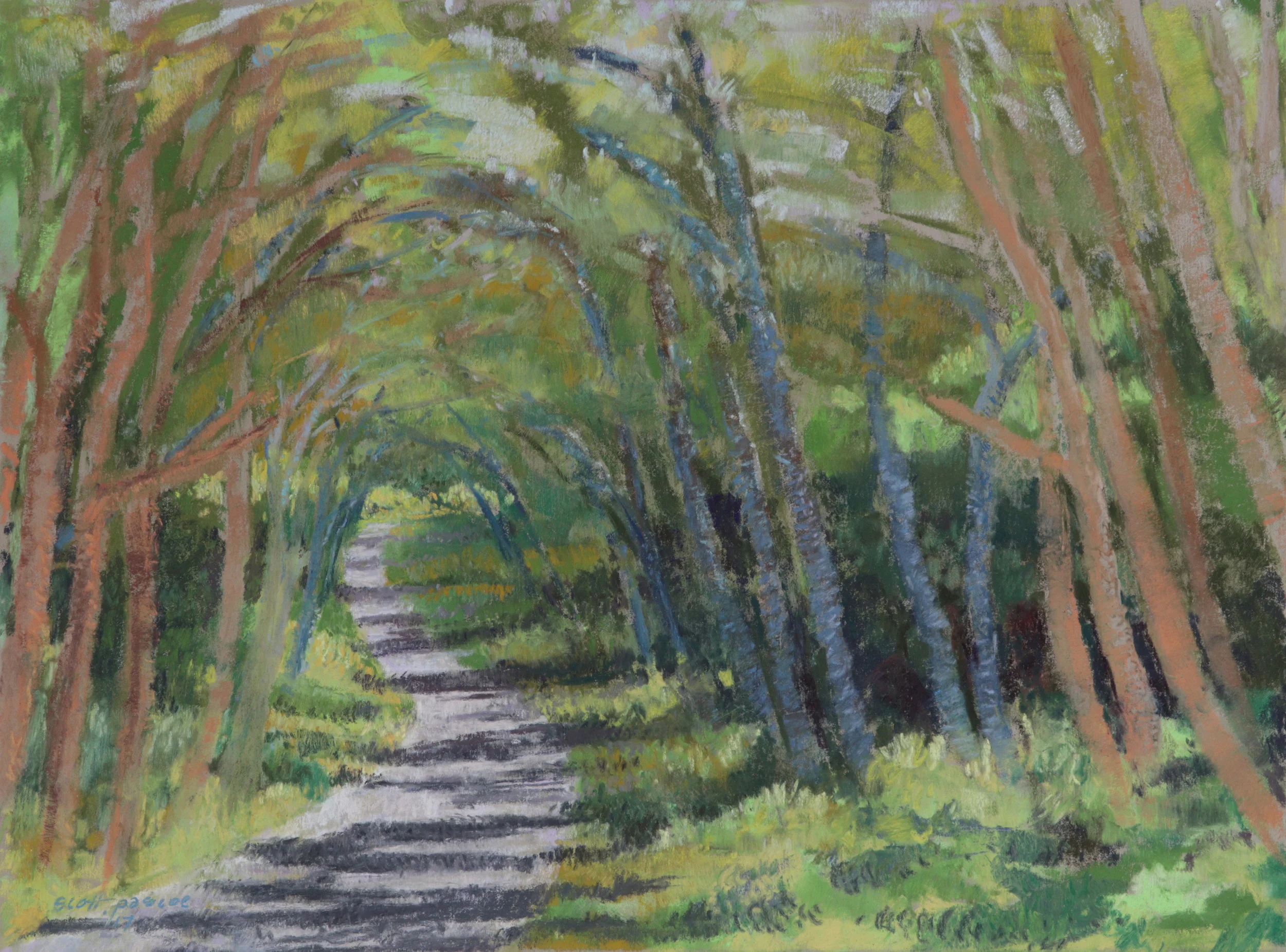 Tarboo East Dabob West 12x16 Soft Pastel