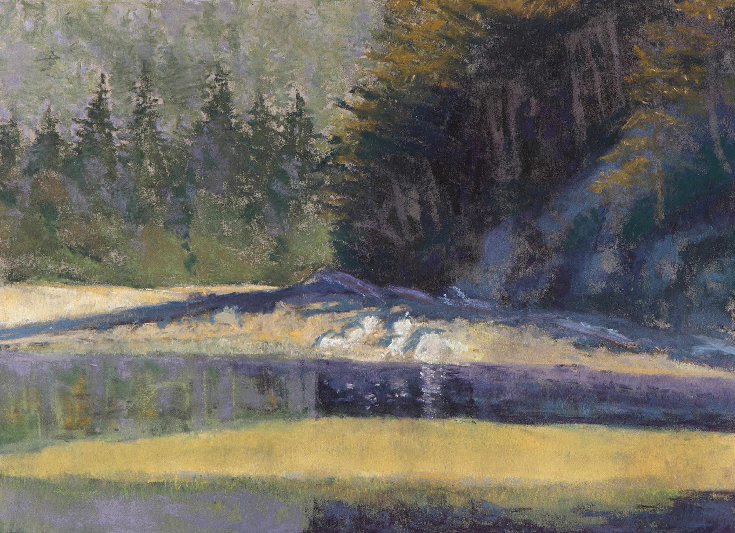 Dabob Bay-Oyster Reef 12x16 Soft Pastel