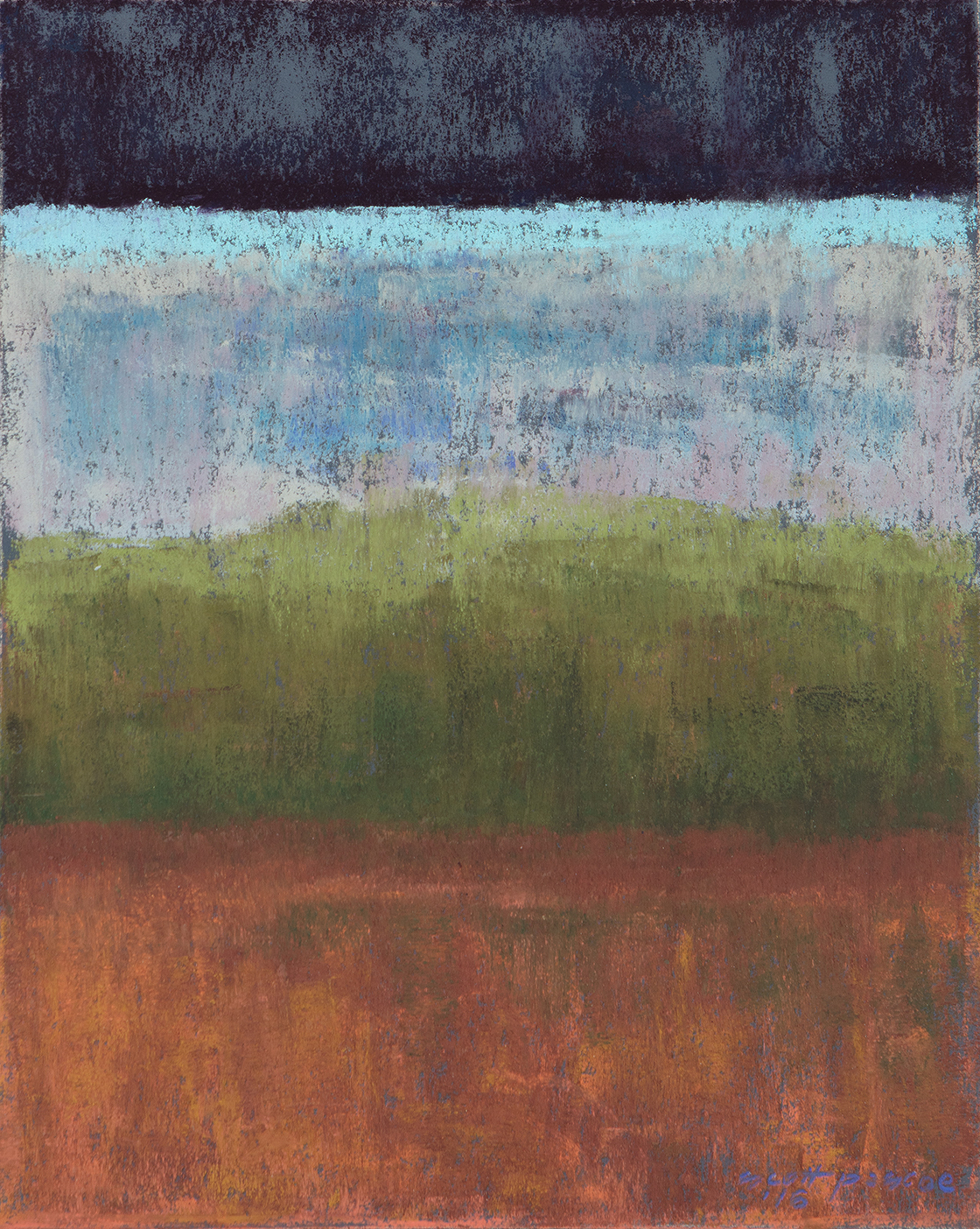 What Lies Above 16x12 Soft Pastel