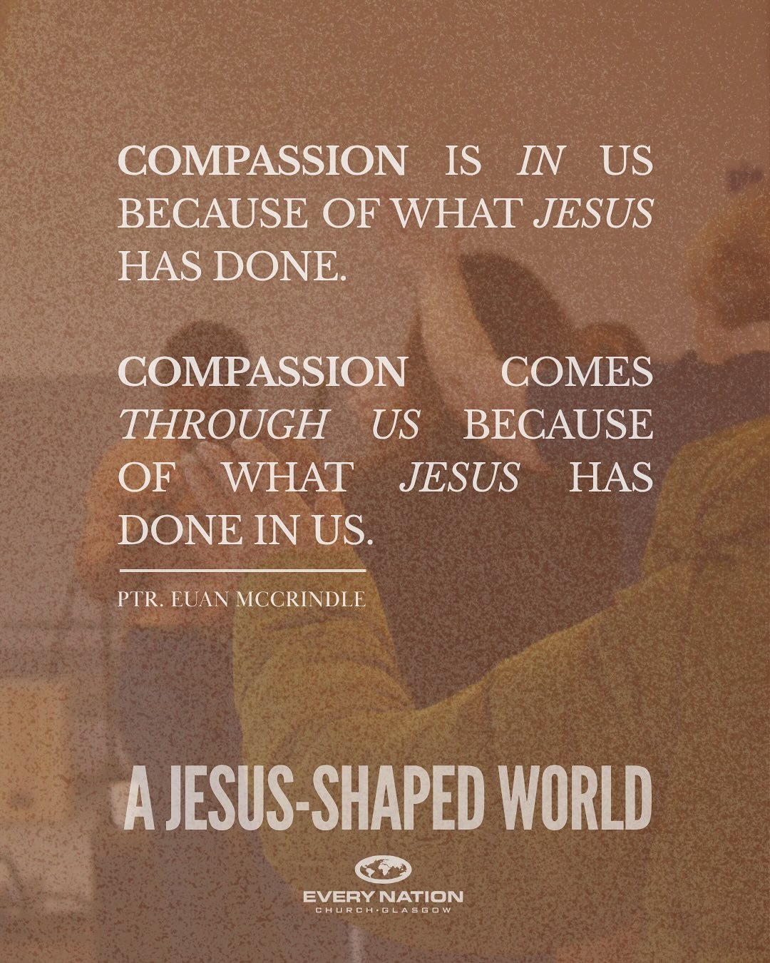 &ldquo;With Jesus, compassion is not just embodied, it&rsquo;s shared.&rdquo;

The full podcast of Sunday&rsquo;s preaching &ldquo;Uncommon Compassion&rdquo; is out now!