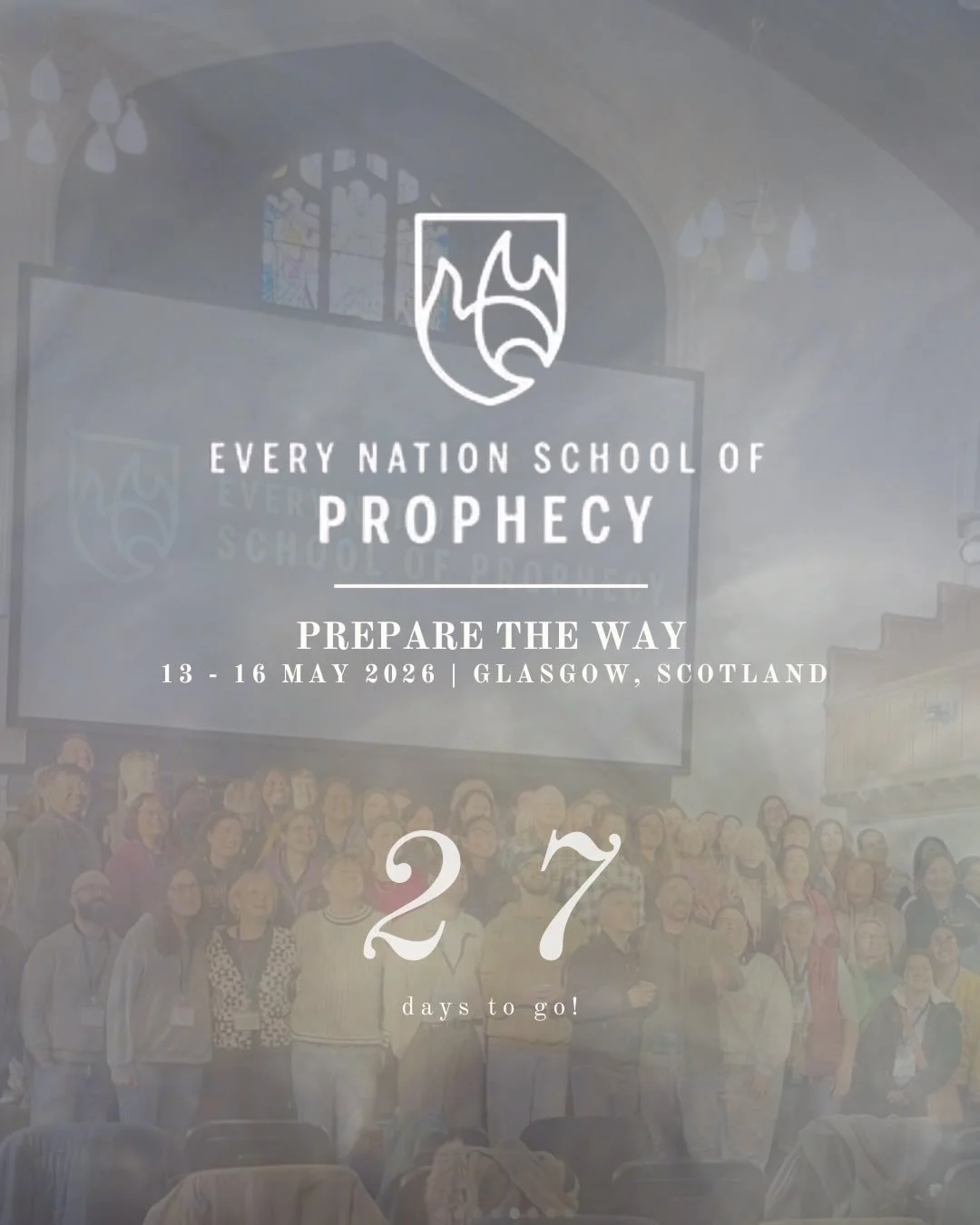 Just a little under a month until the first session of the Every Nation School of Prophecy (SOP) 🙌

We&rsquo;re so excited to gather with our #EveryNationFamily in Glasgow from 13-16 May to examine what Scripture says about ongoing prophetic ministr