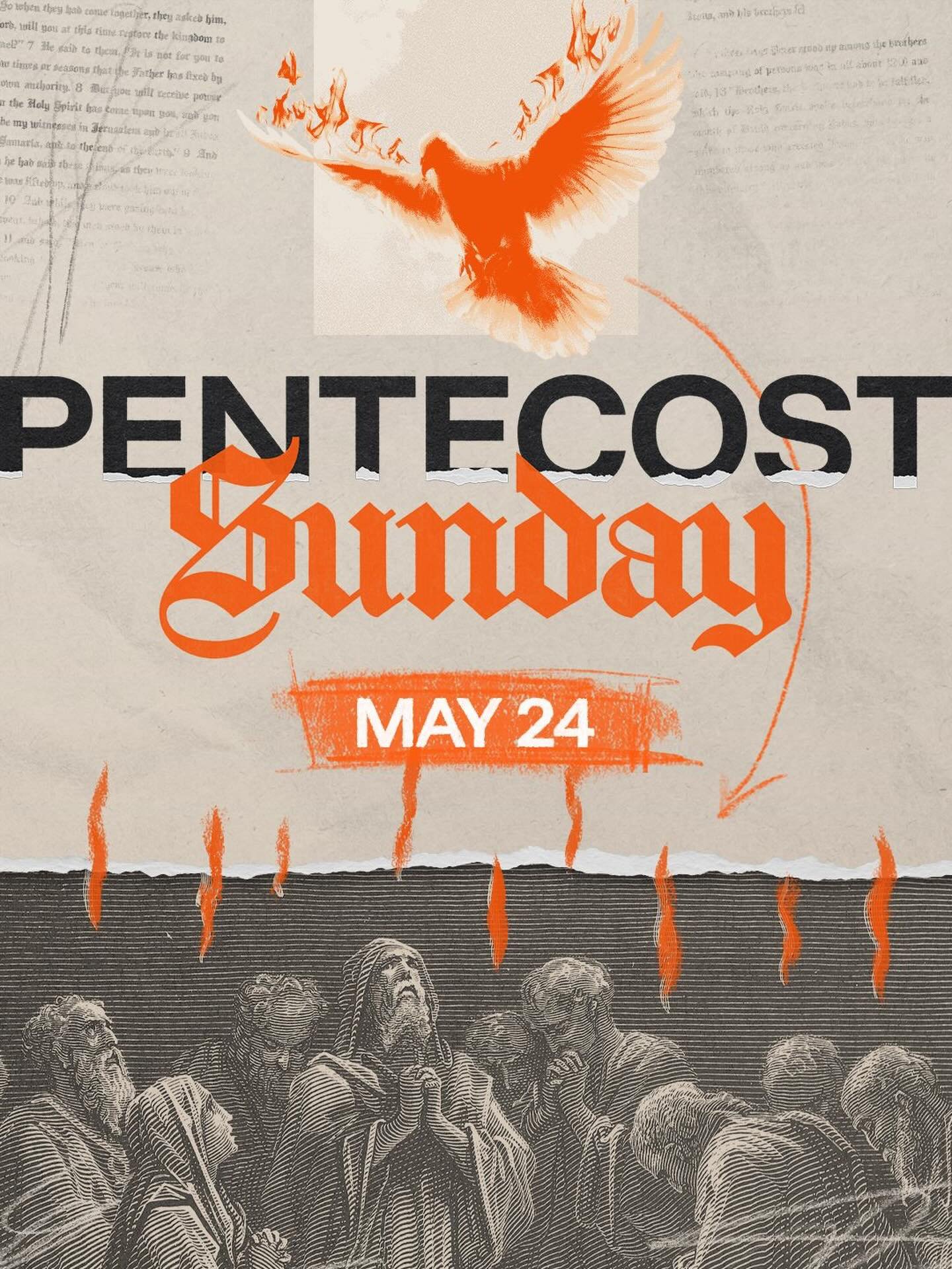 Join us at 11am on May 24 for our special Pentecost Sunday Service, reading through Acts 2:1-4 🙌 

📍1120 Pollockshaws Road