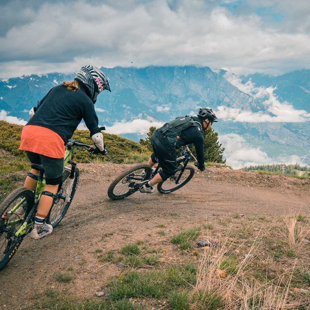 I like to have a mini tool kit with me when snowboarding - but downhill biking has to be the worst 🤪 in terms of needing to fix and tweak your bike all the time!
However, to look at the bright side, a good work out to get home as my daughter's brake