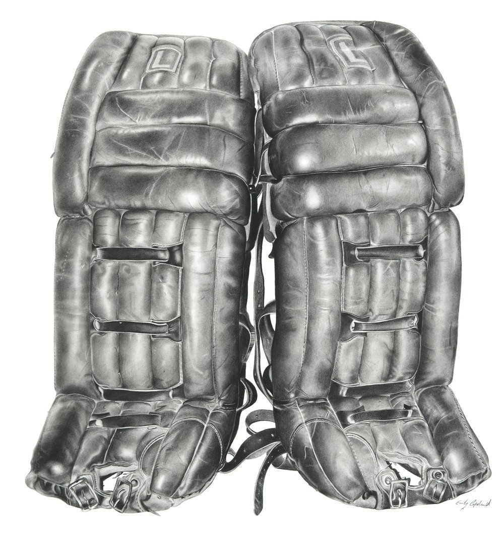 Vintage Goalie Pads