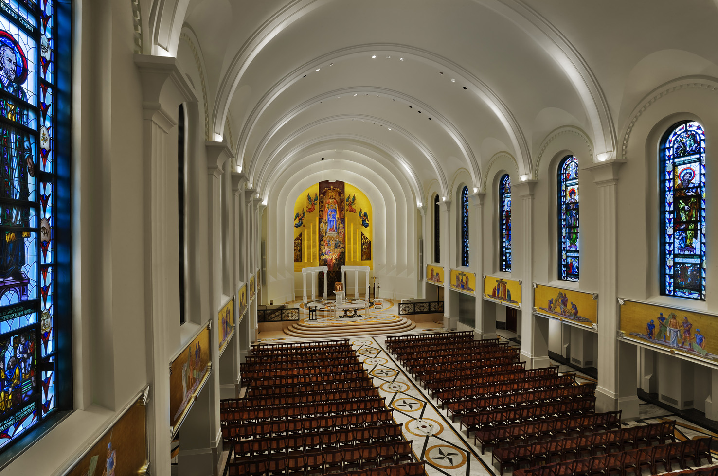 Chicago Religious Madonna Strada Chapel Loyola University Interior