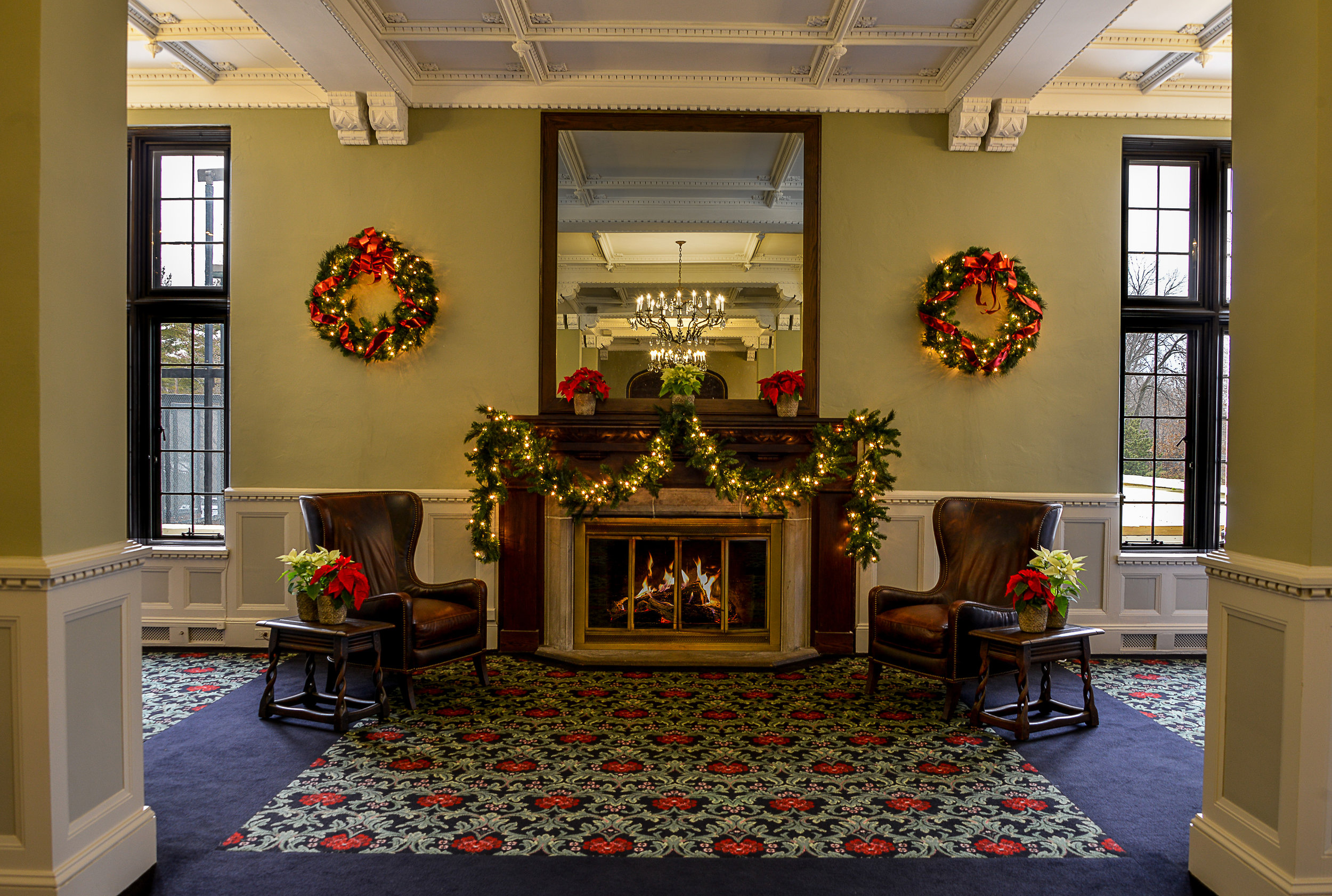 Chicago Hospitality Michigan Shores Country Club Christmas Hall