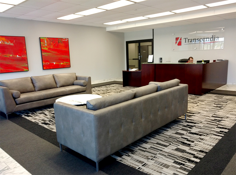 Transcendia Corporate Office Lobby
