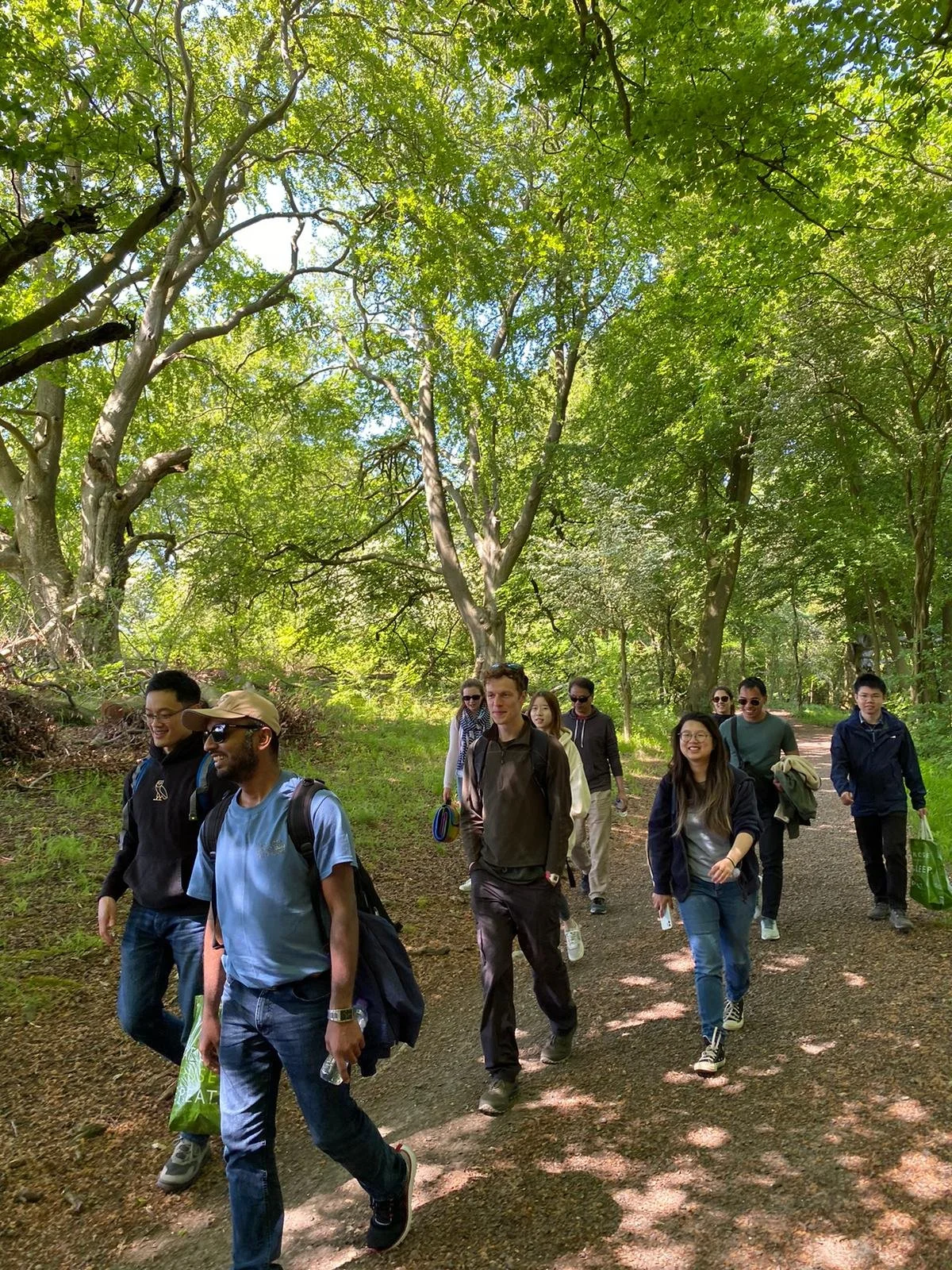 Lab visit to Wytham Woods