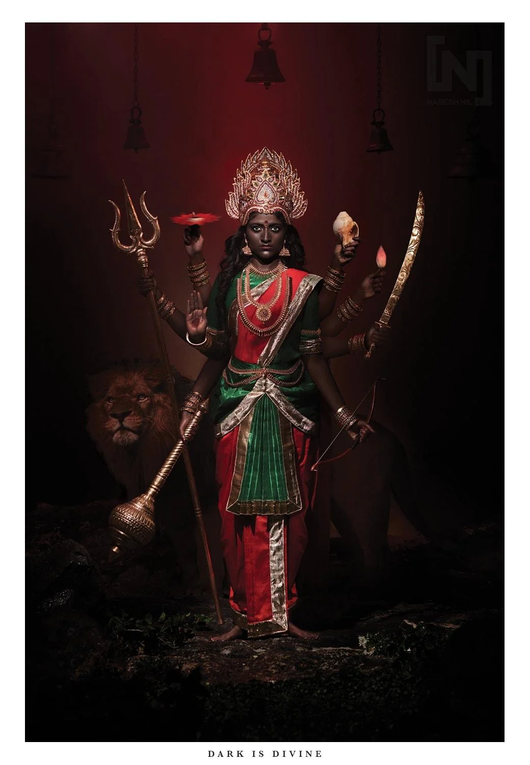 Image of the goddess Durga by Naresh Nil.