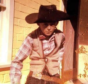 Bob Boze Bell, The 66 Kid at age 10 in Kingman, AZ