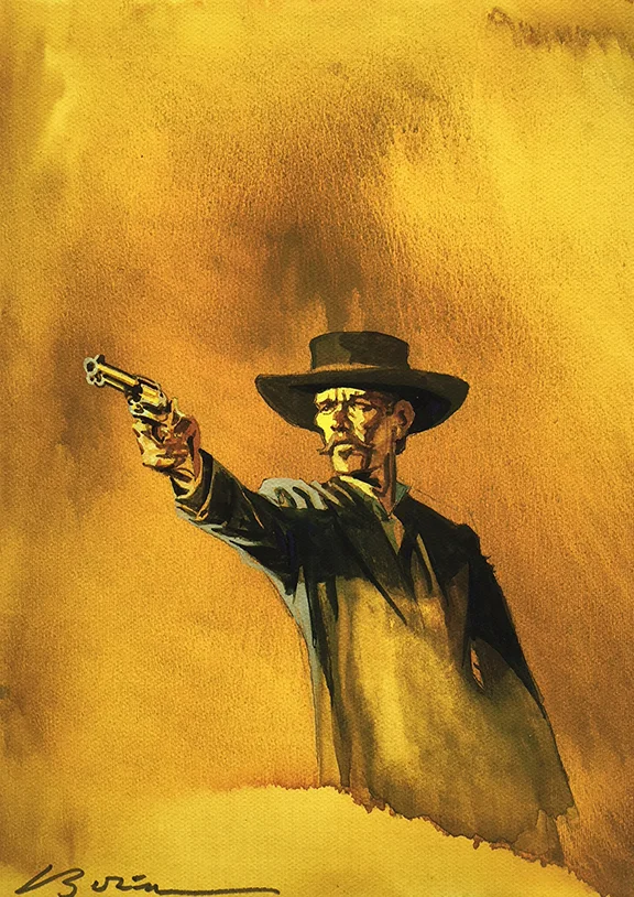 Doc's Last Gunfight - FINE ART PRINT, 10” x 12”, $50