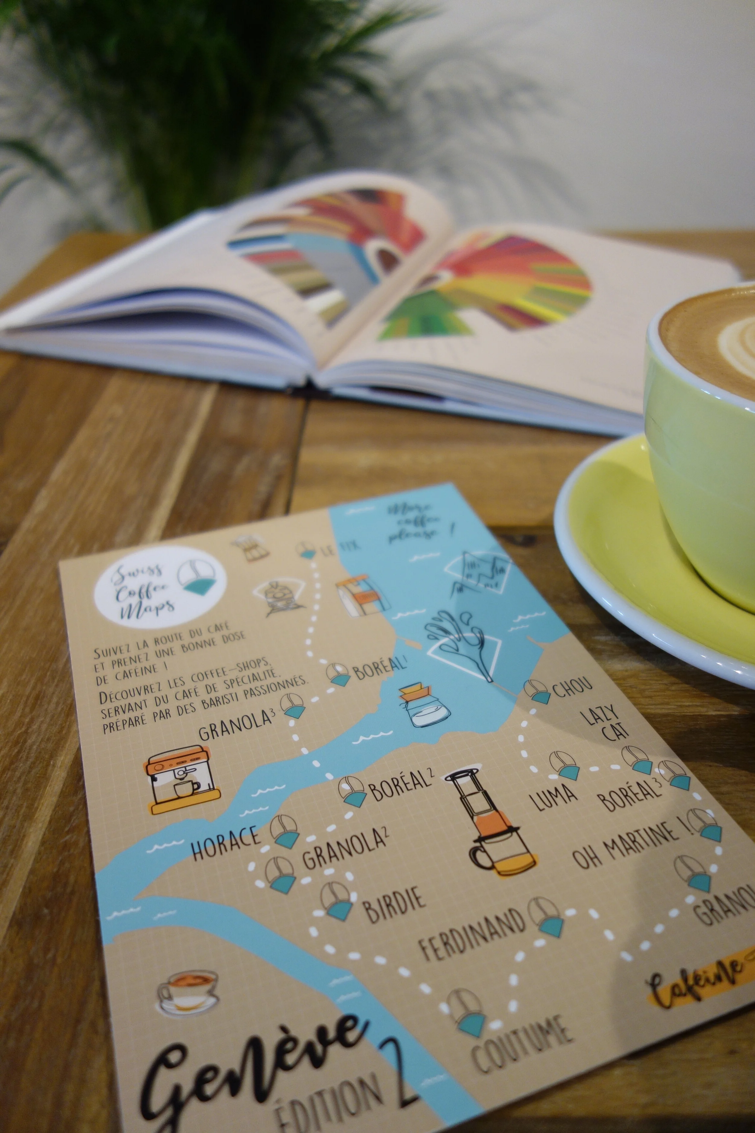 SWISS COFFEE MAPS 