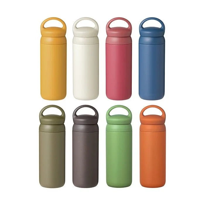 Gourde Kinto 950ml - Résine Légère Transparente - Lavable Lave-vaisselle - Design Japonais