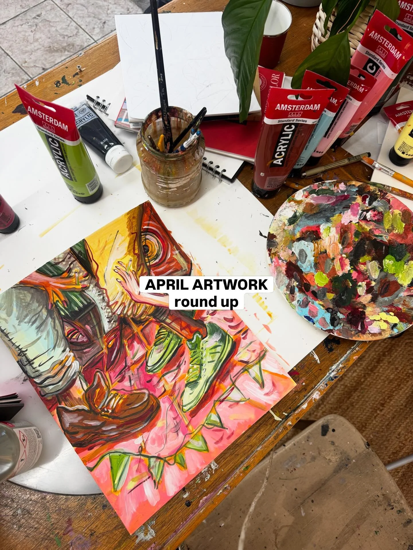 April Artwork round up!

A mix of commissions, my own work &amp; exploration and prints. If you&rsquo;re interested in any of my work, please get in touch xxx