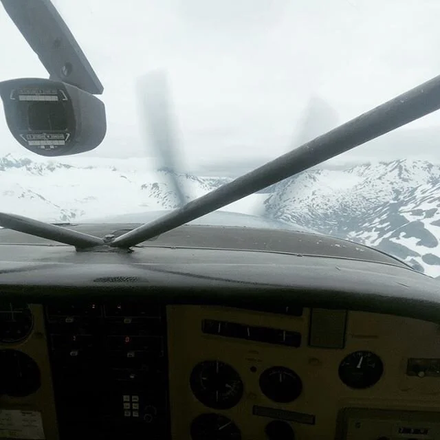 My first time flying in a pontoon plane believe it or not.