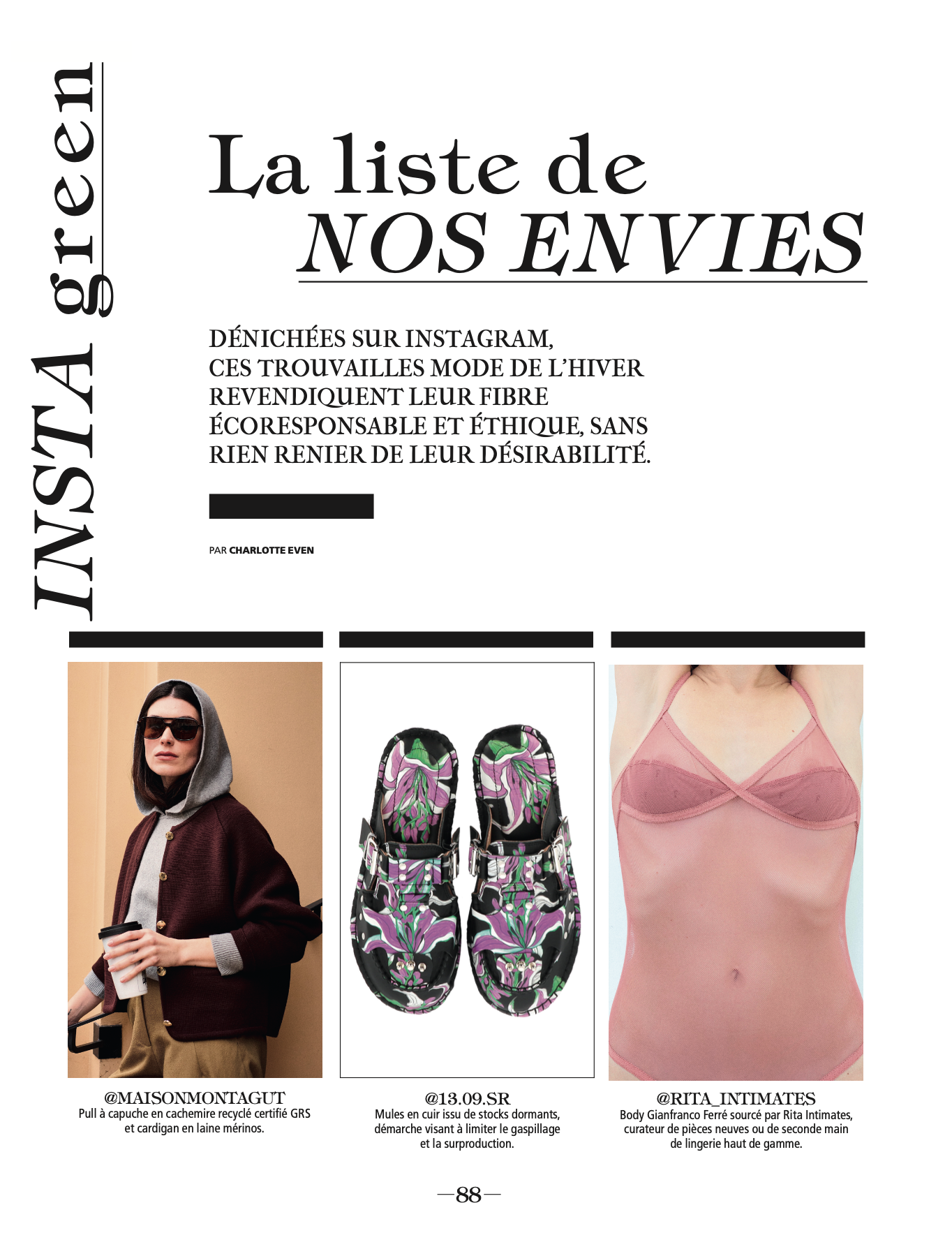 Madame Figaro - Insta Green