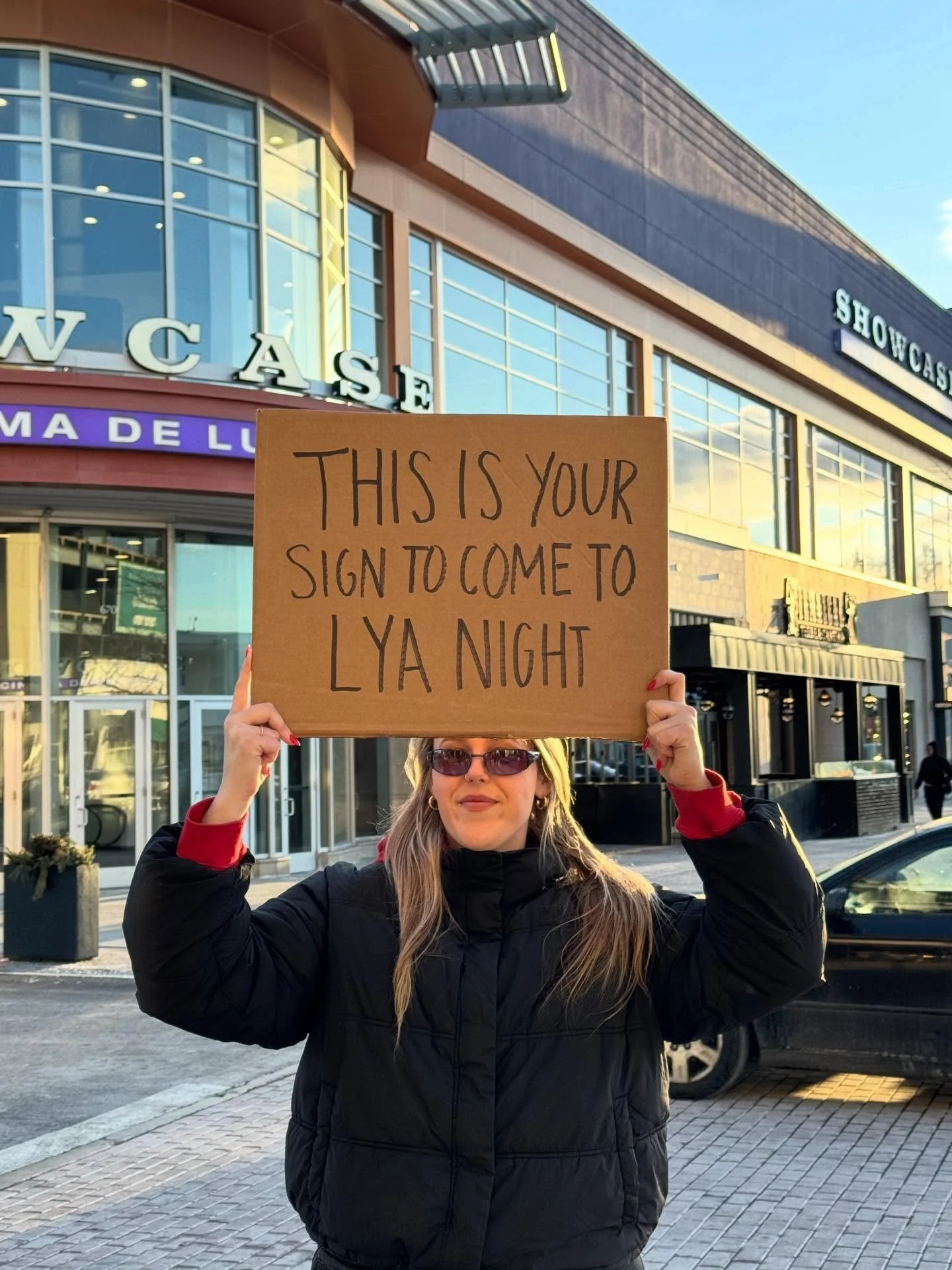 This Sunday night, doors open at 6:30pm. Bring a friend or make one!