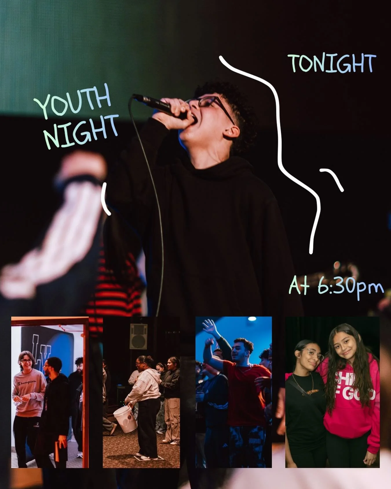 THURSDAYS HIT DIFFERENT. 💥  Faith, friends and a whole lotta Jesus.  Slide through &amp; don&rsquo;t come alone-bring the crew! ✨❤️&zwj;🔥