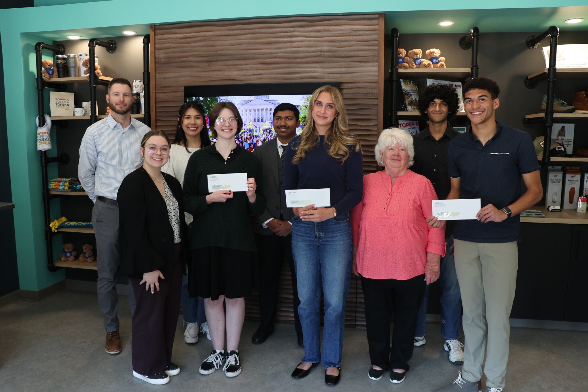 🌟 Exciting News! 🌟 

With assistance from the Topeka Community Foundation, the Topeka Youth Commission proudly awarded three incredible local youth-led projects at a press conference last week. Thanks to the generous $10,000 grant from the Stay785 