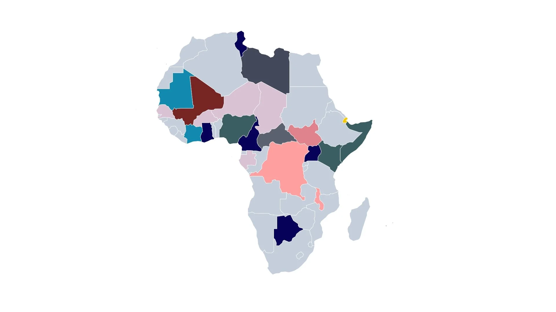 Foreign force projection on African terrain