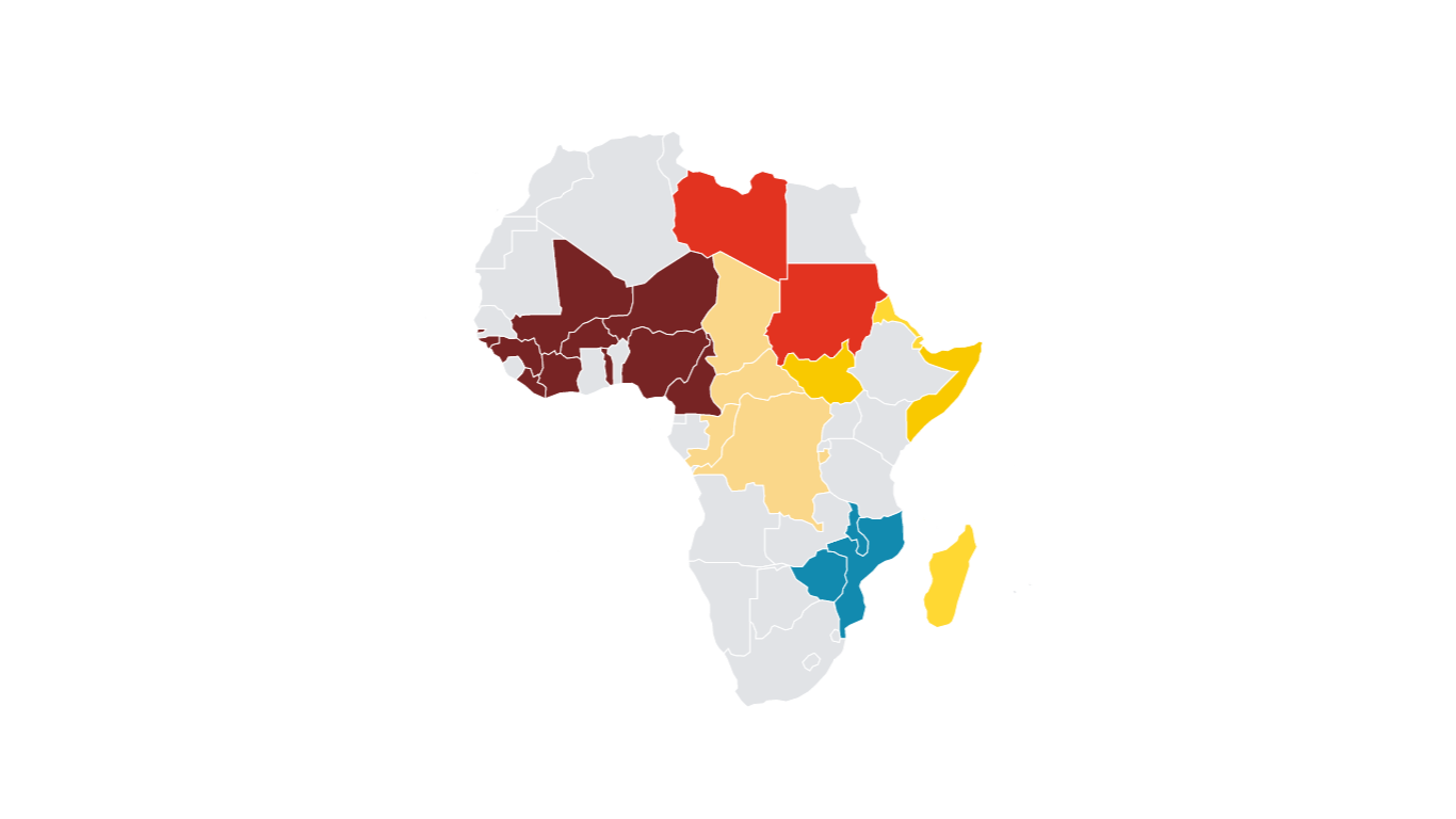 Fragile and conflict affected African states