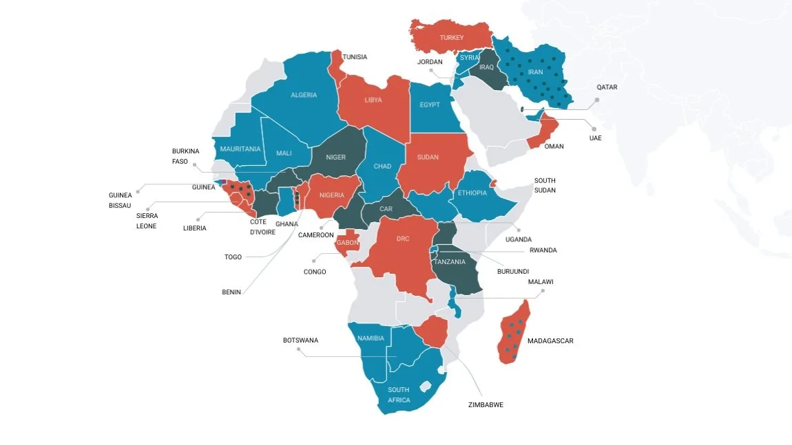 Africa and Middle East political calendar (2023-2025 polls)