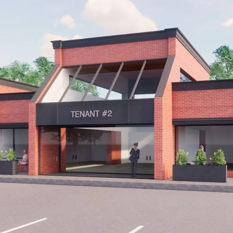 - Dedicated on-site parking and great visibility
- 3,669 SF available + 2,500-3,000 addition possible
- Looking to fill with best-in-class retail