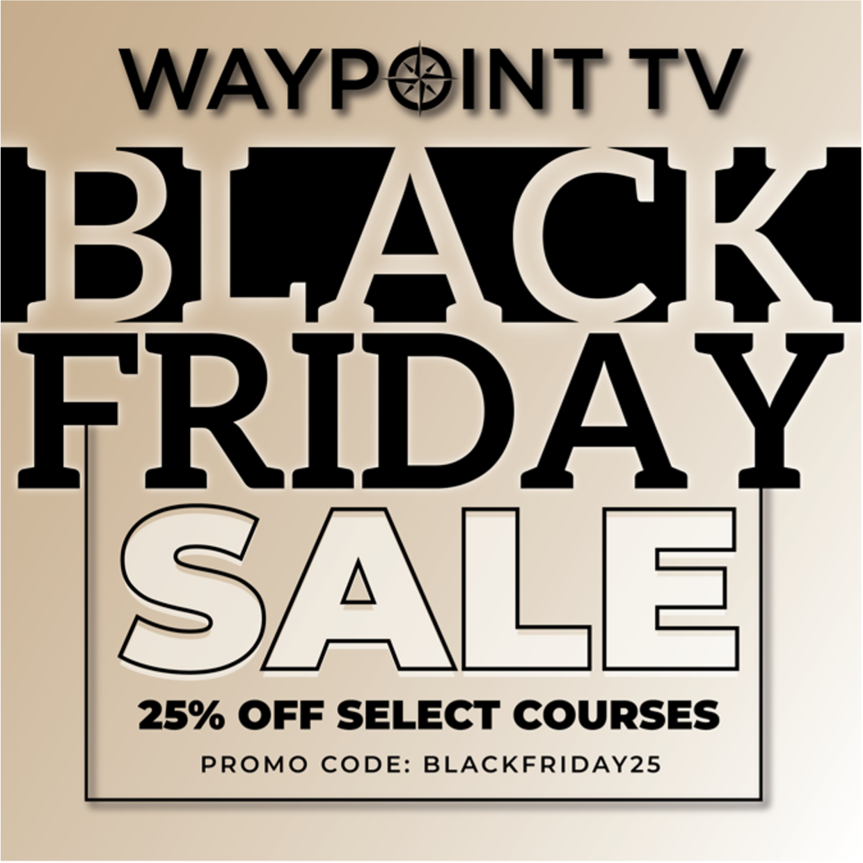 Waypoint TV Black Friday Sale on Online Courses