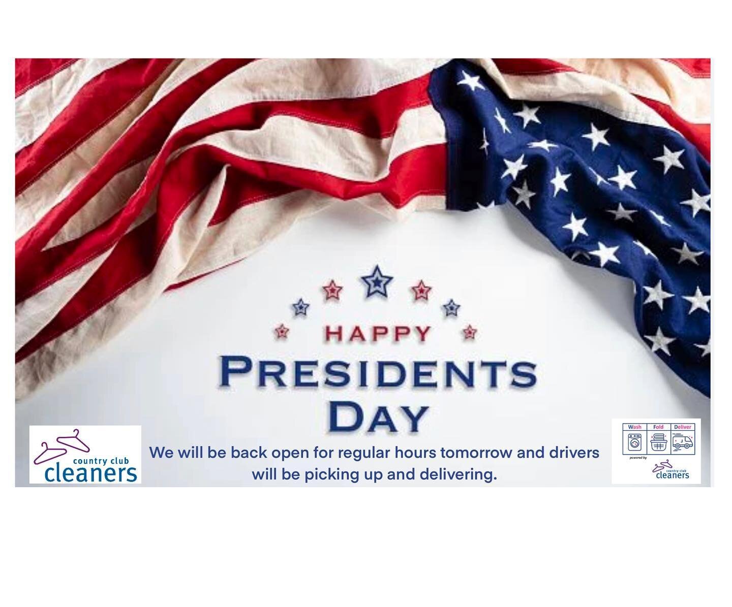 We are closed today for President&rsquo;s Day.  See you tomorrow!