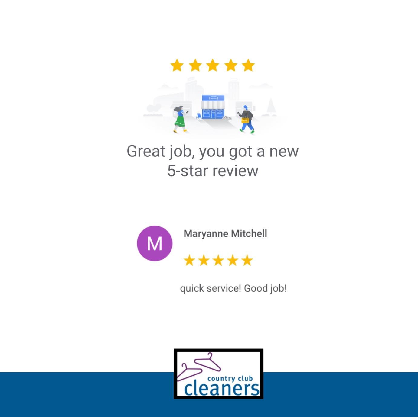 Thanks for the review Maryanne! Glad you appreciate our next day service! We try to be a convenient as possible for our customers!  We even do next day delivery.

Thanks again!

#googlereviews #fivestars #googlereviews5star  #AlamoCA #Drycleaning #sa