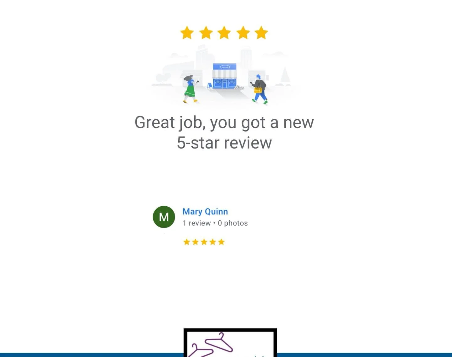 Thank you for the five stars Mary! Glad you are happy!

#AlamoCA #Drycleaning #sanramonca #diabloca #dublinca #countryclubcleaners #danvilleca #livermoreca #pleasantonca #drycleaningpickupanddelivery #walnutcreekca #drycleaningdeliveryday #castrovall