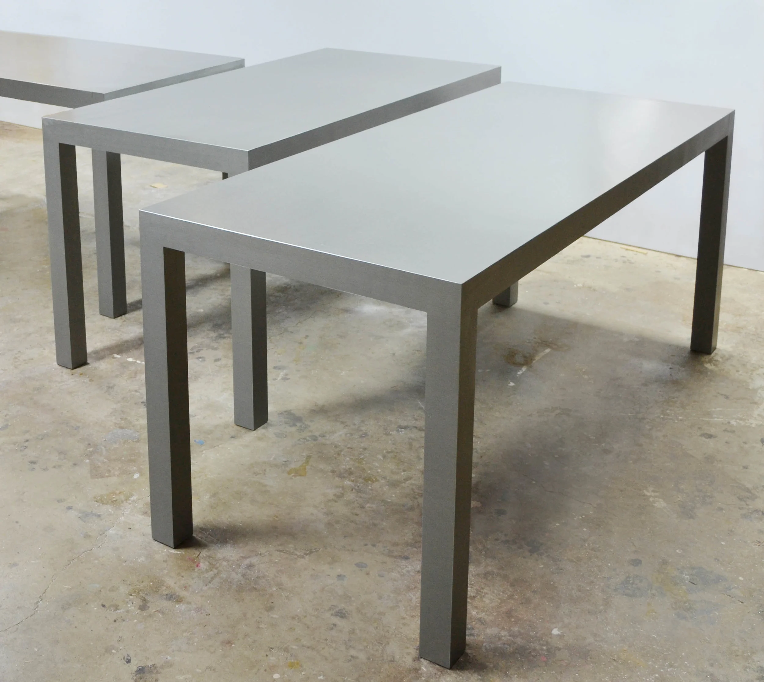 Zinc Tables  |  for VGS Chateau Potelle tasting room