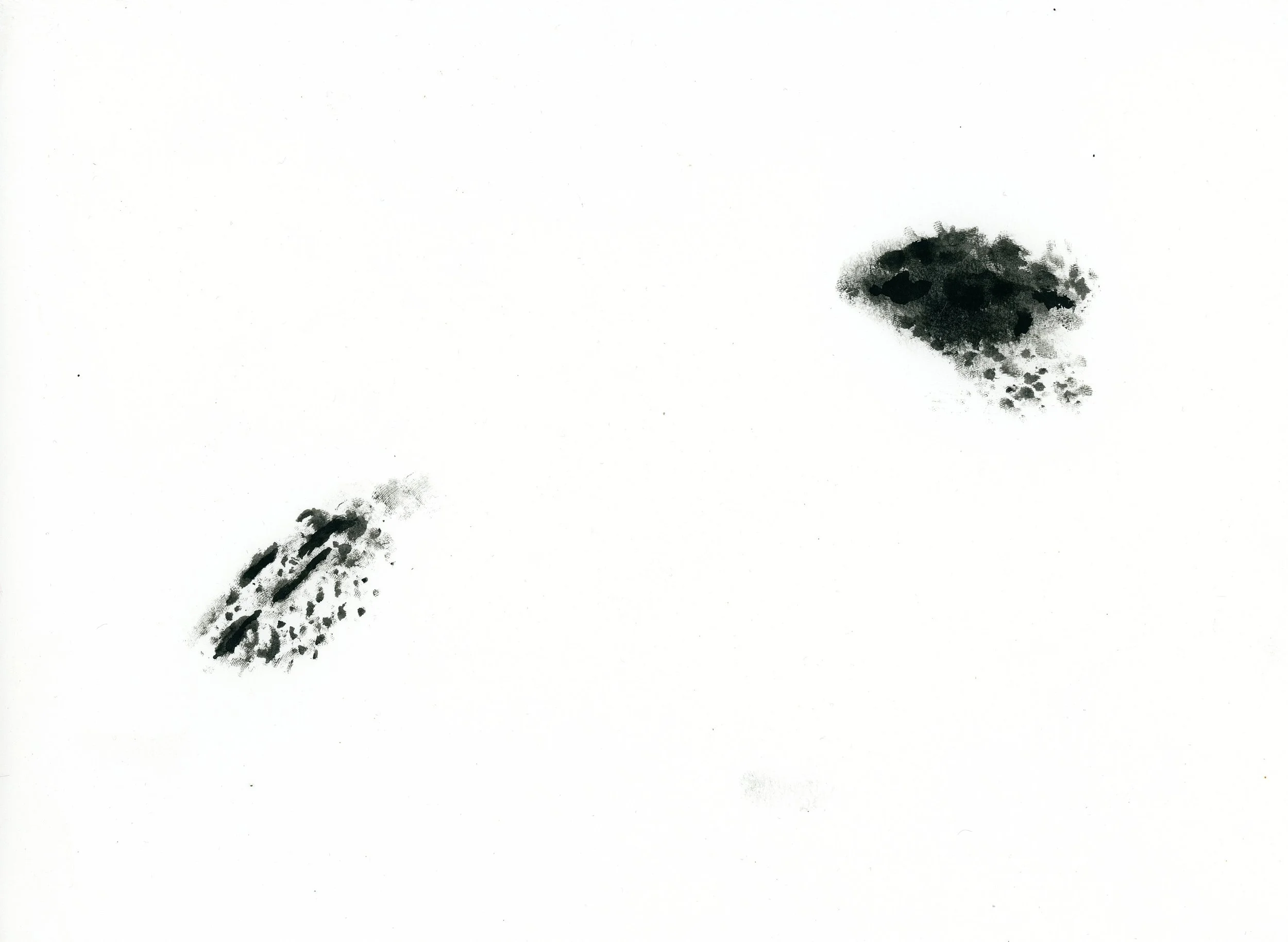bite mark 1 cum and ink on paper 9” x 12” 2025