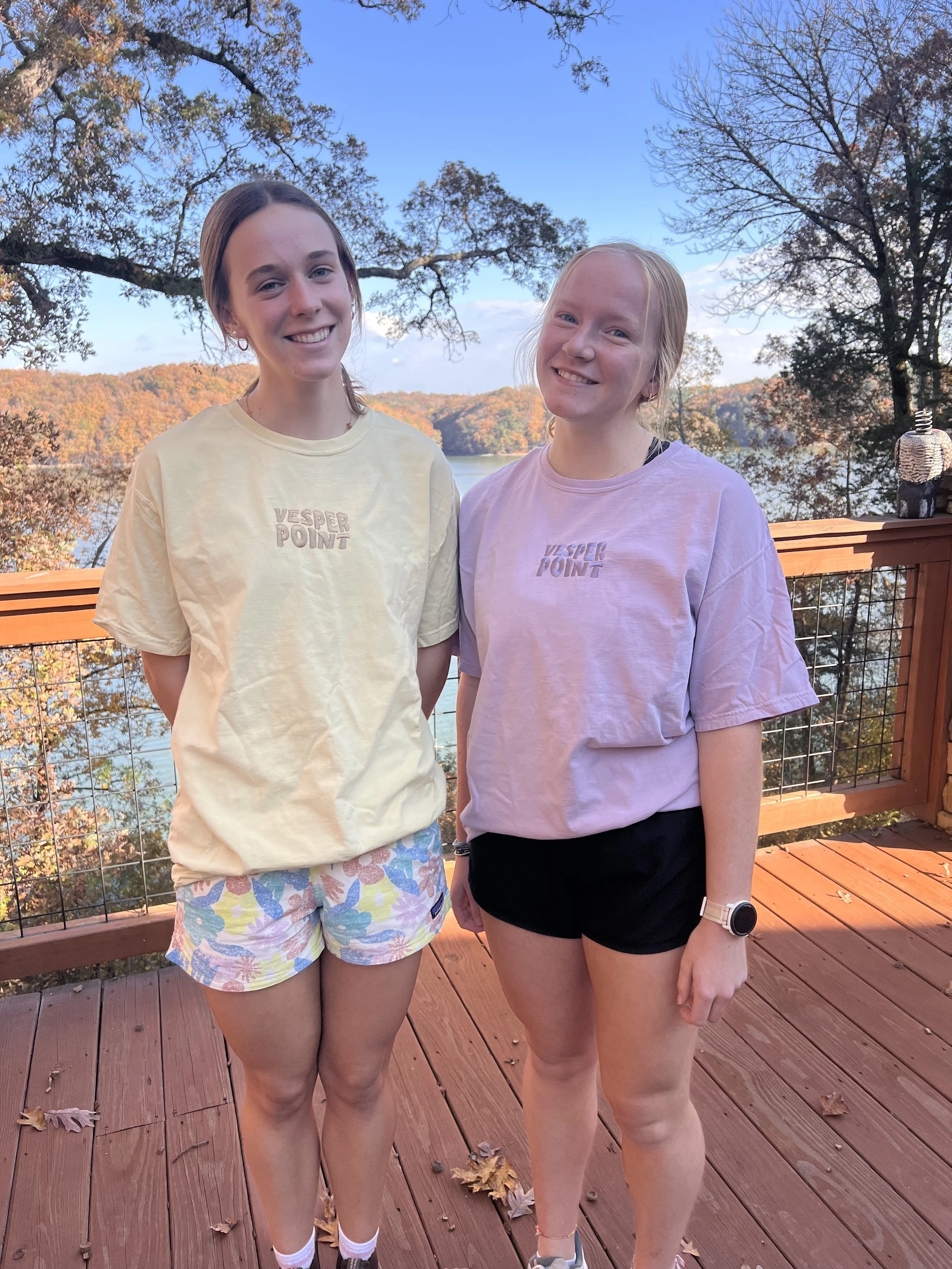 Groovy Embroidered Tee