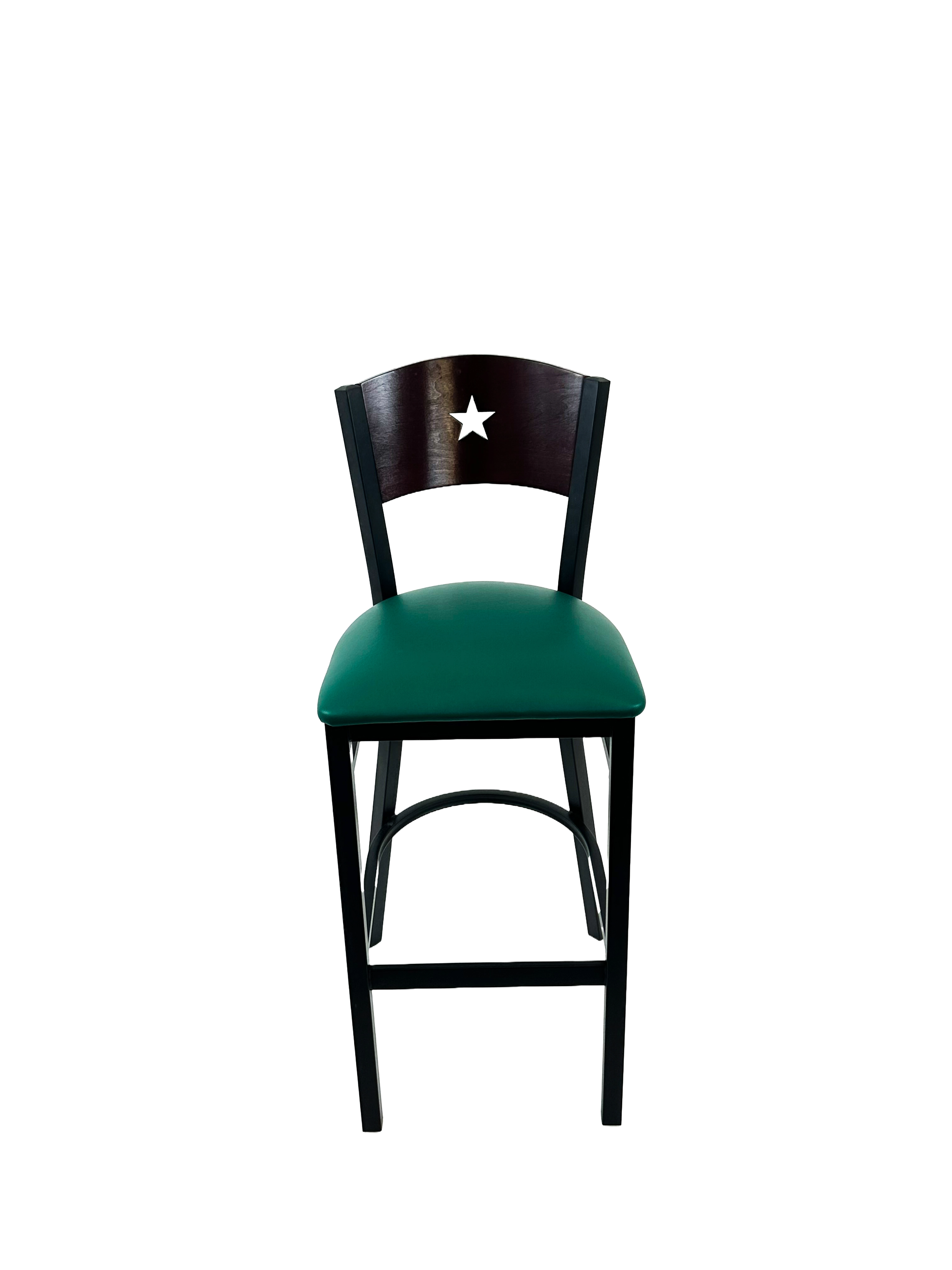 Mahogany w/ Green Vinyl Seat