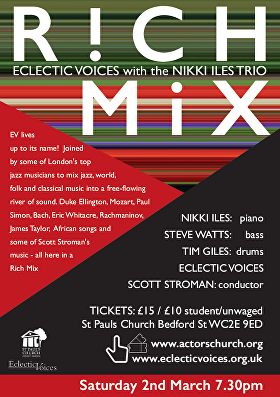 Daniela will be singing with Eclectic Voices on 2/3/19 at St Paul’s Church, London