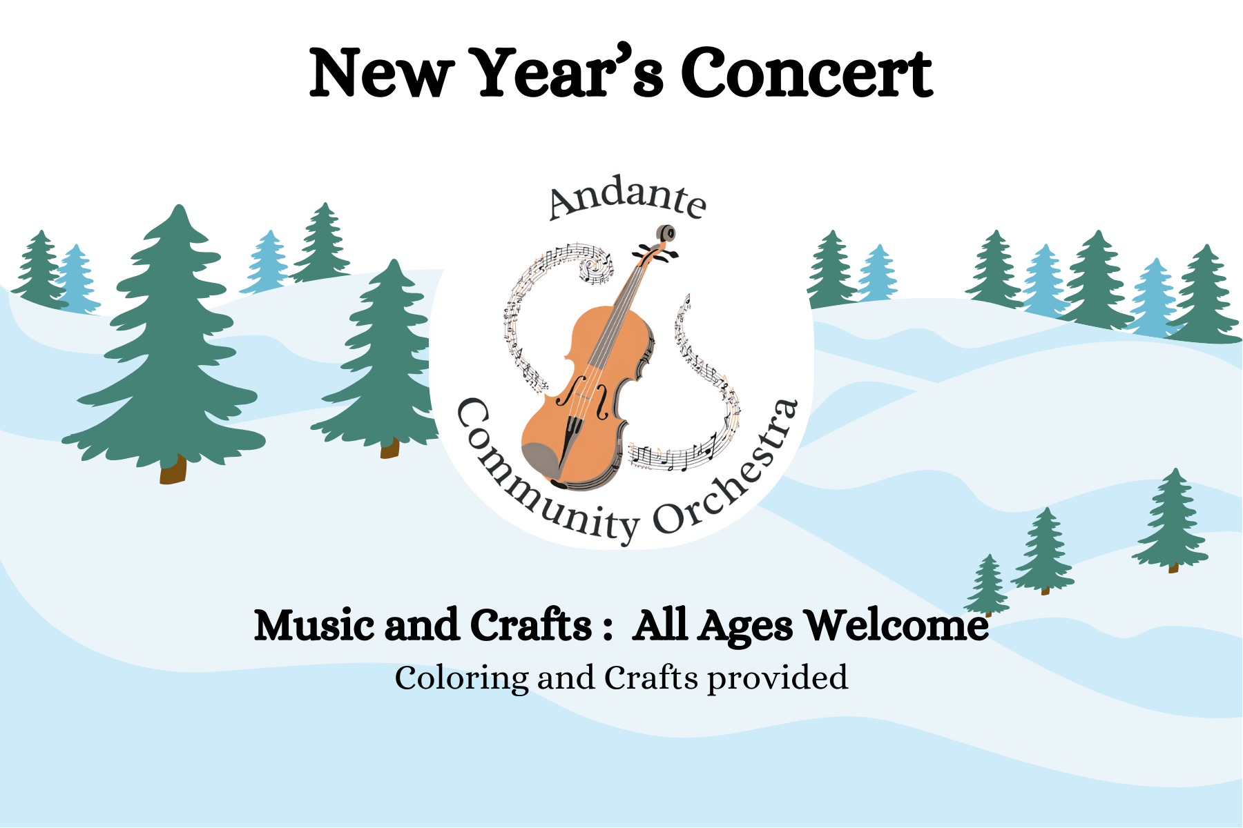 Andante Community Orchestra New Year’s Day Concert