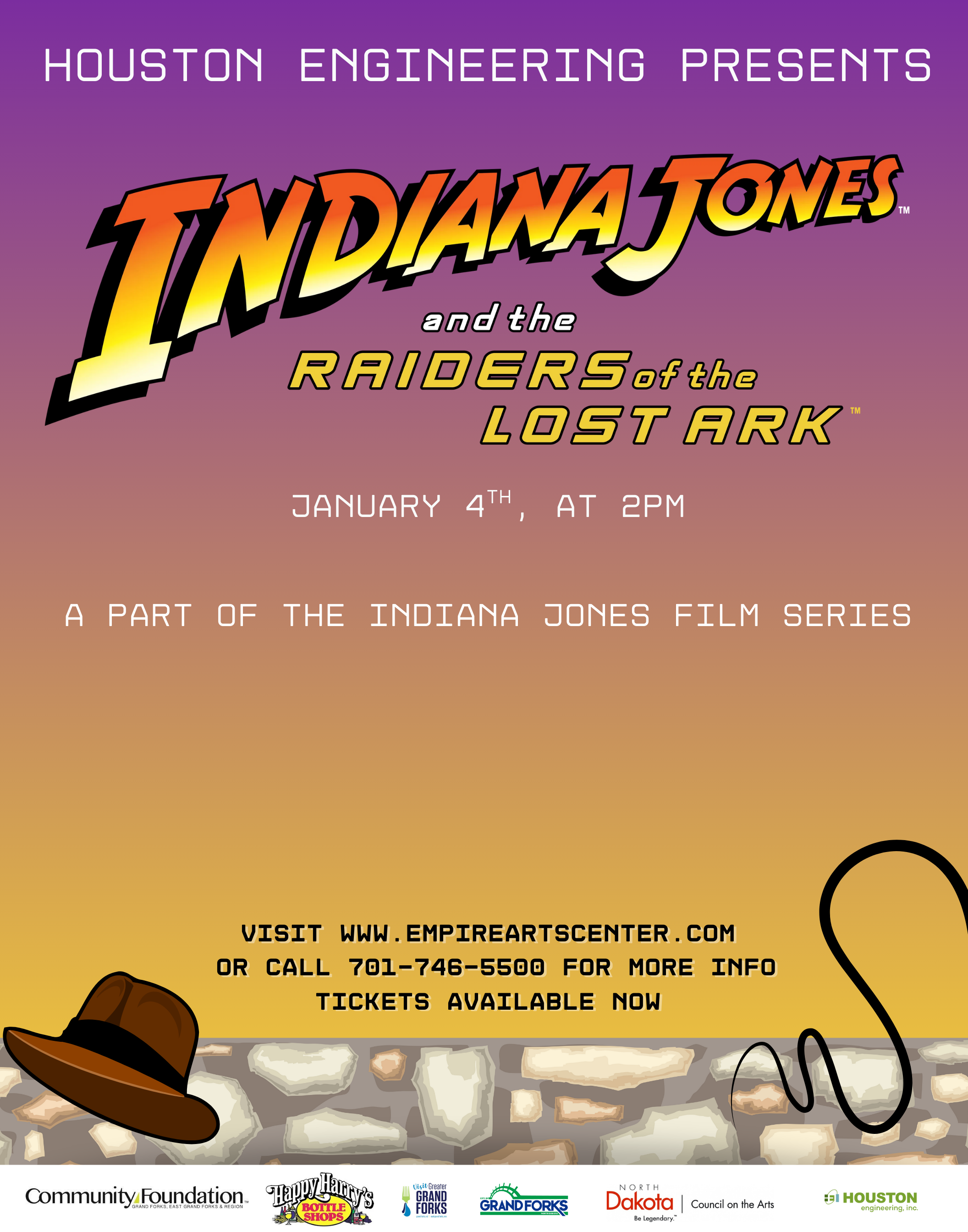 Houston Engineering Presents: Indiana Jones and the Raiders of The Lost Ark