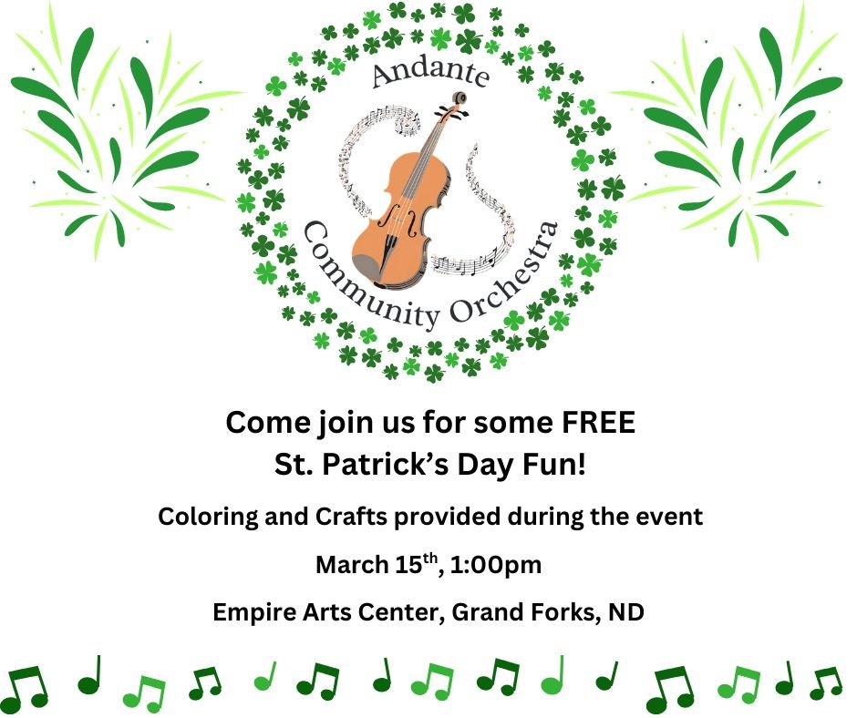 Andante Community Orchestra’s St Patrick’s Day Concert
