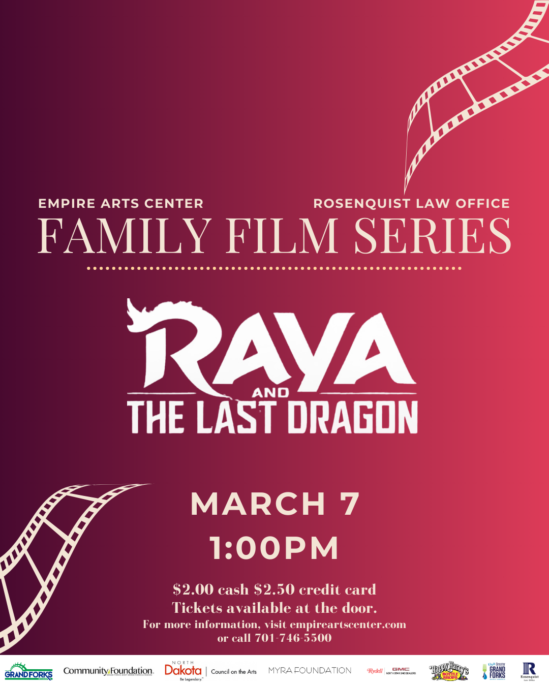 Raya and the Last Dragon (2021)-Rosenquist Law Family Film Series