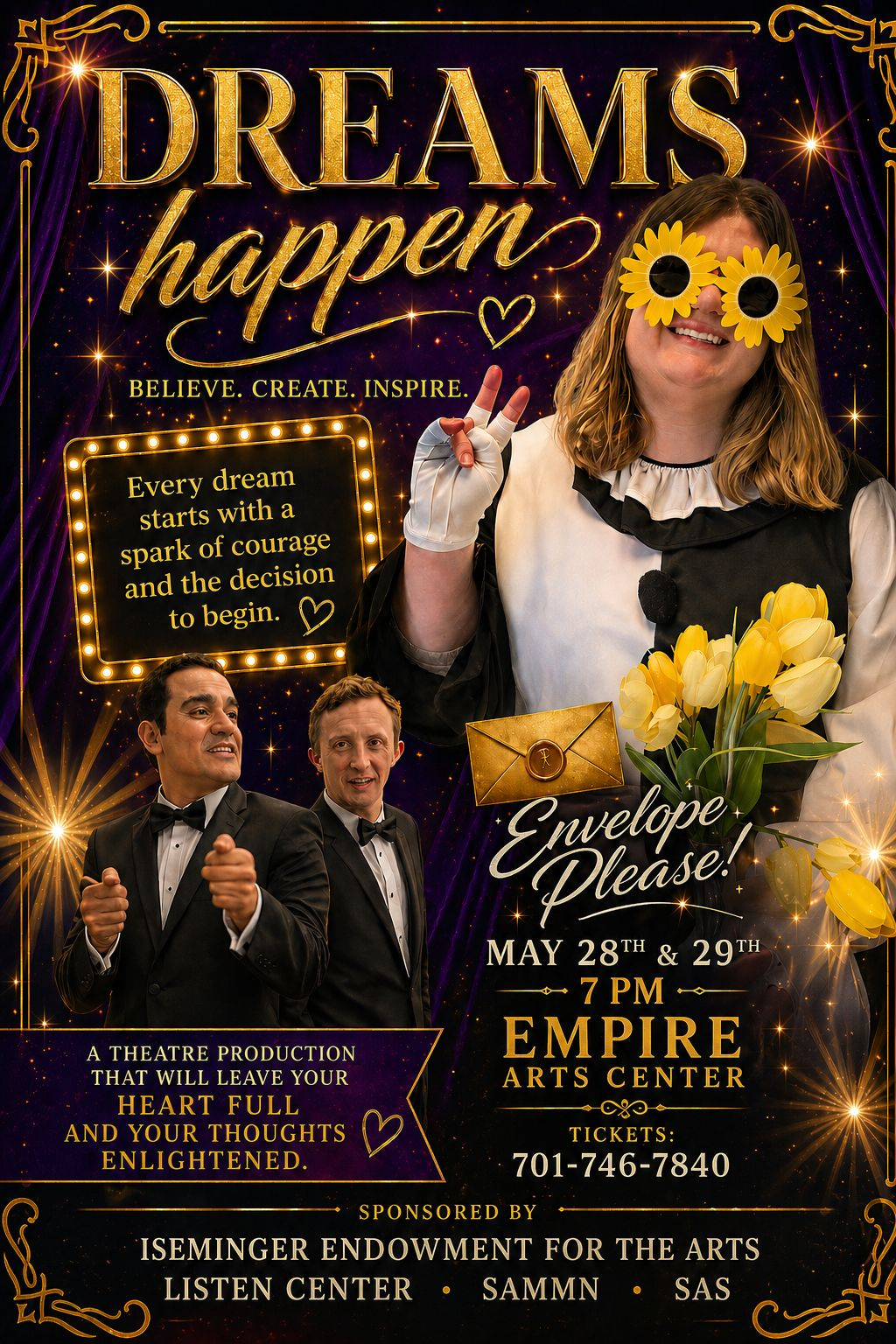 Listen Center: Dreams Happen - Envelope Please!