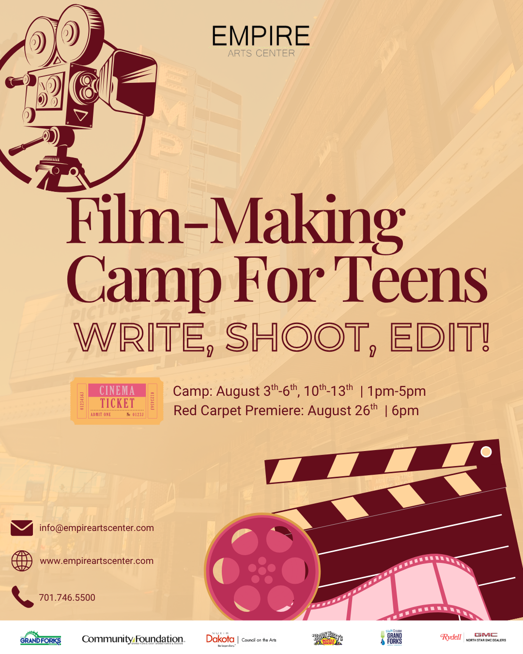 Film-Making Camp for Teens