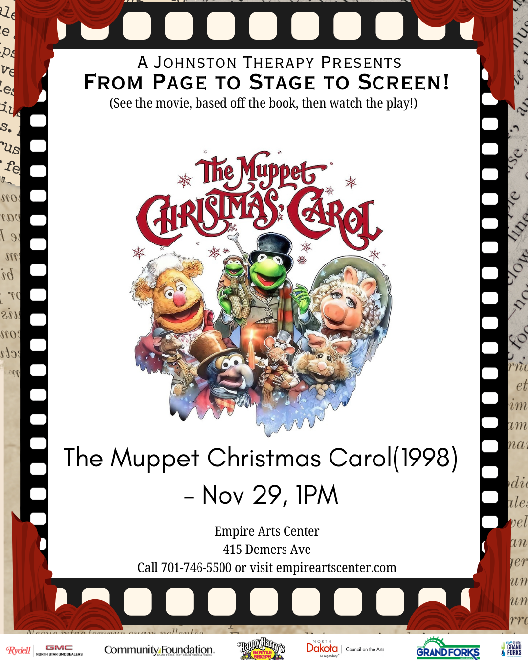 The Muppet Christmas Carol(1998) Presented by A Johnston Therapy
