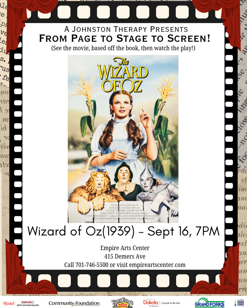 Wizard of Oz (1939) Presented by A Johnston Therapy