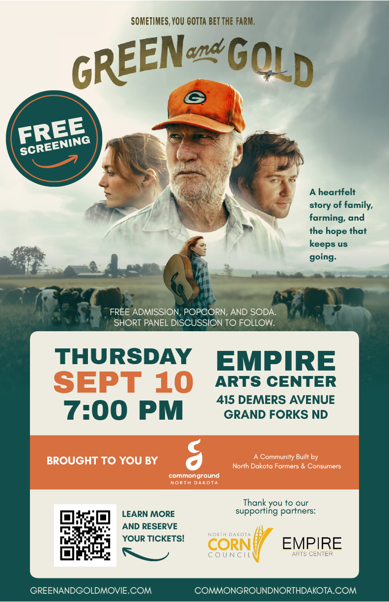 CommonGround Movie Night - Green and Gold Free Screening