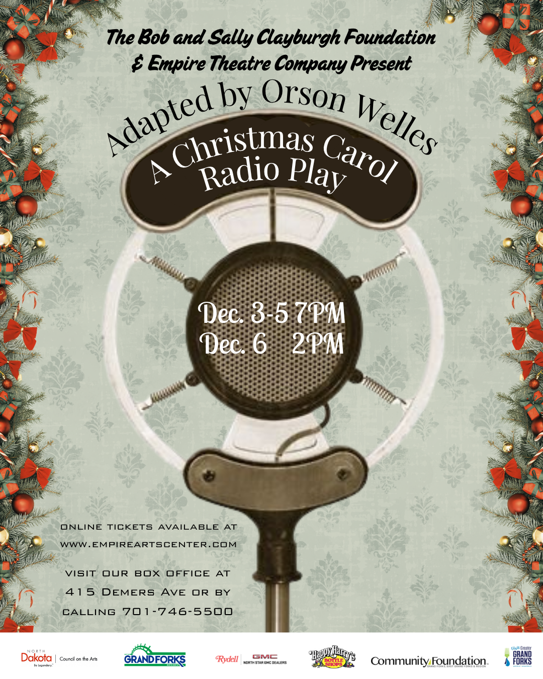 Empire Theatre Company Presents: Christmas Carol: A Radio Play