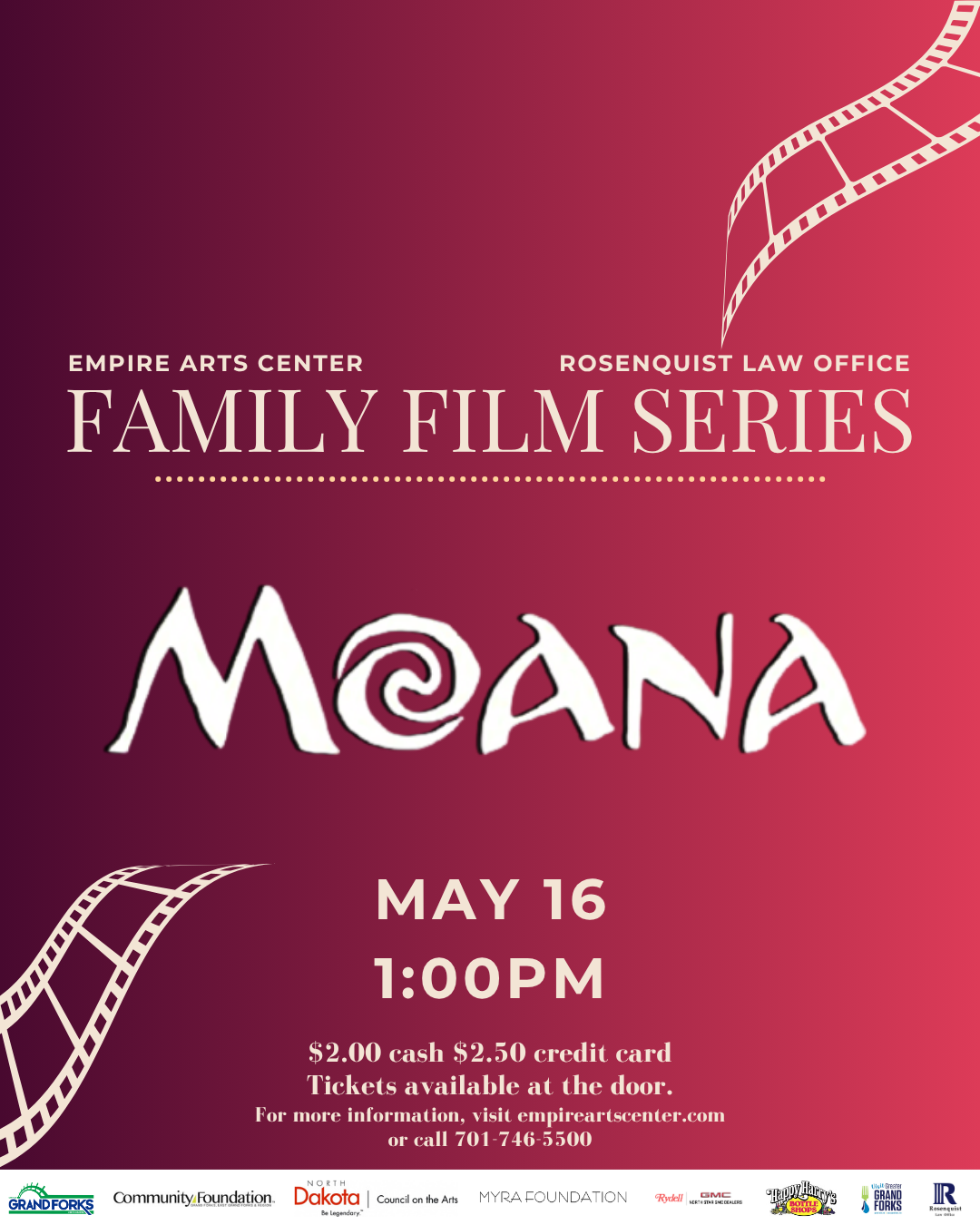 Rosenquist Law Family Film "Moana" Poster