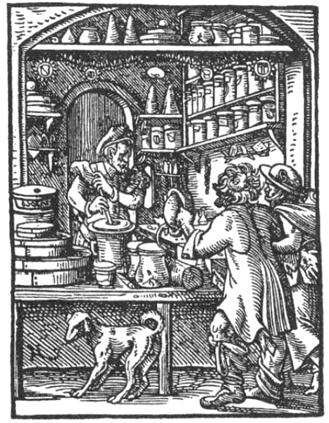 Medieval Occupations and Jobs: Apothecary. History of Apothecary and their  Products