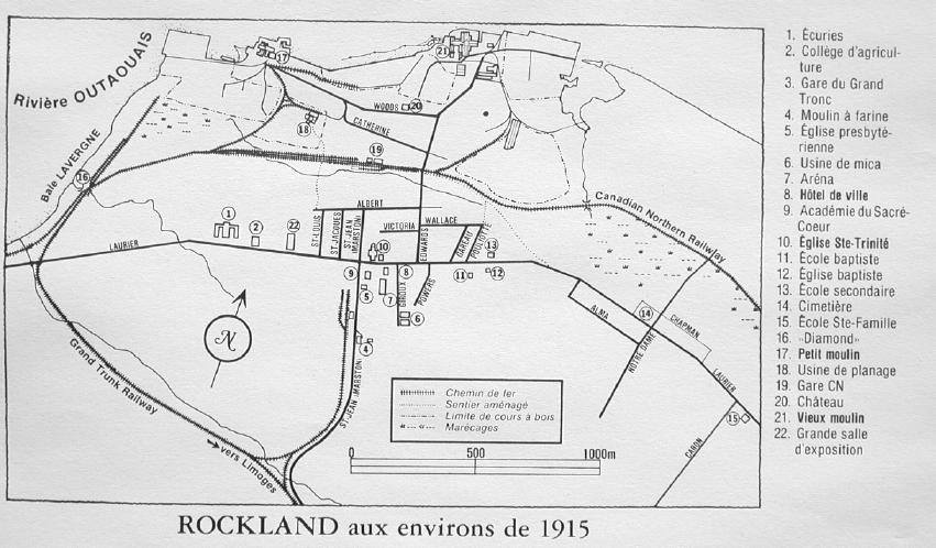 Map of Rockland, 1915