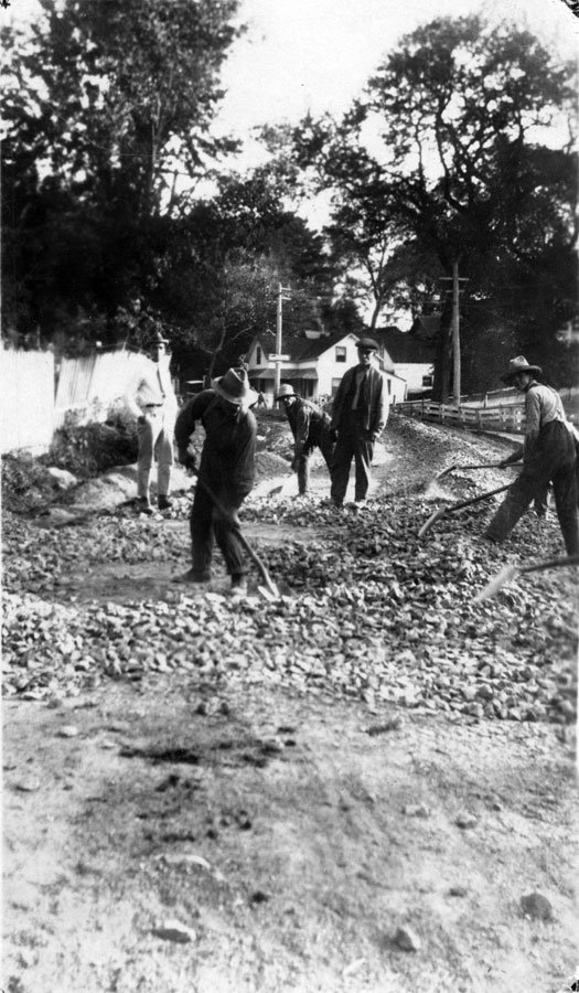 Street paving, 1922